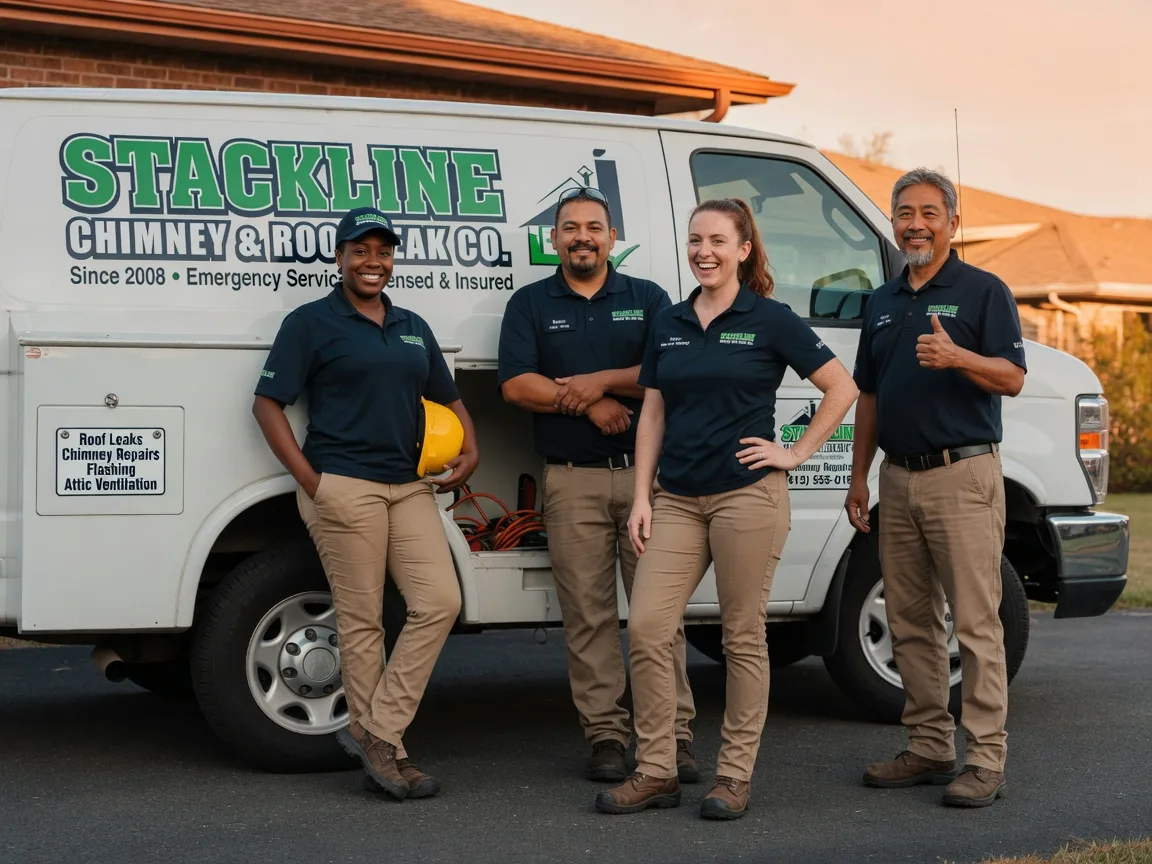 Chimney flashing repair company in Wharton, TX